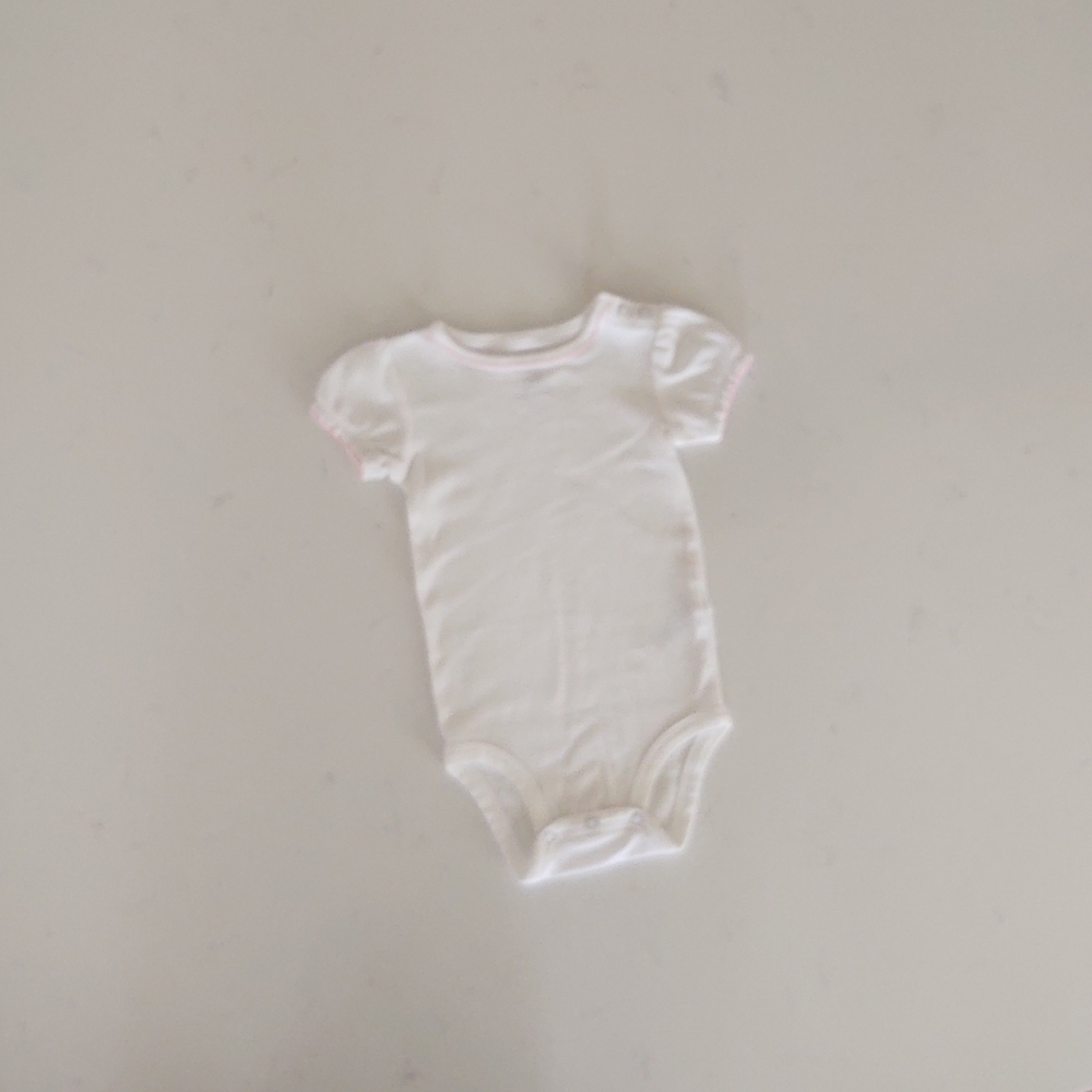 JUST One You | Pink Embroidery Onesie